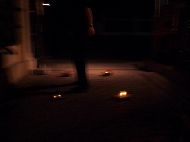 Candles at Huen Phen