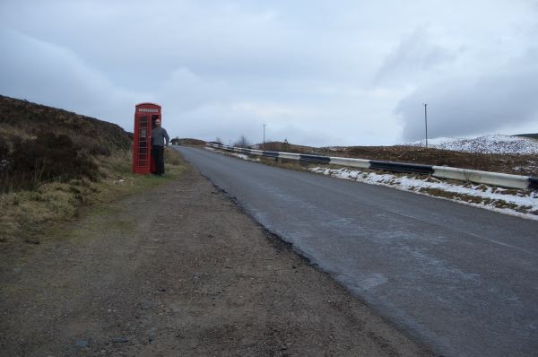 Driving in the Highlands.