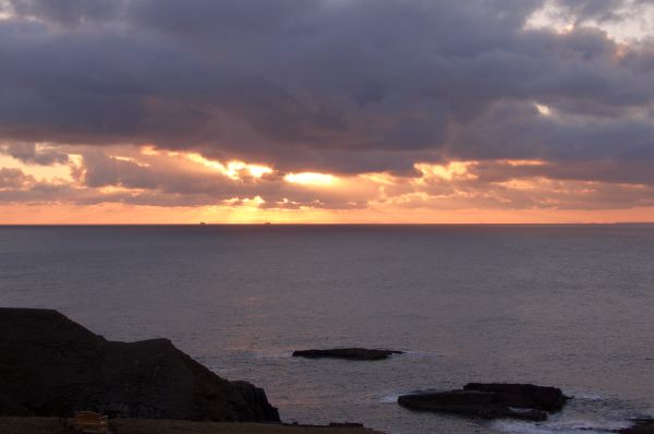 View of the ocean from Inverness.