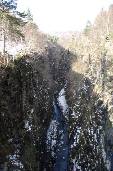 View from the middle of the bridge.