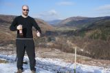Irn-Bru, snow and a highland view.