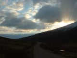 Driving.